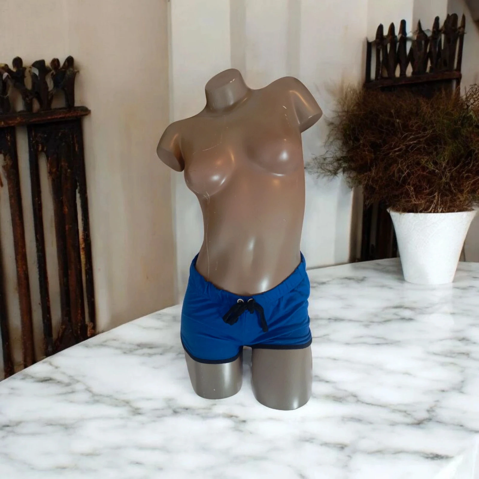 Mini short sportwear bleu nuit Mim - Taille S